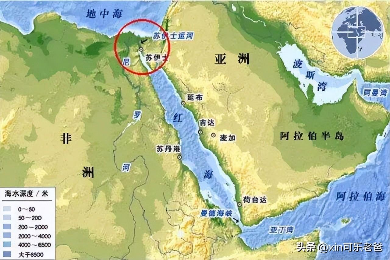 苏伊士运河在哪里地图（苏伊士运河的相关资料）